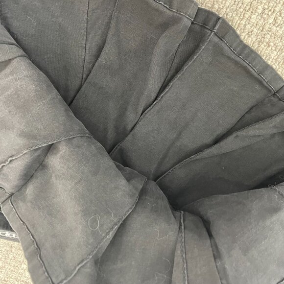 Tripp NYC Daang Goodman Royal Bones Black Pleated Corset Mini Skirt Y2k - Picture 6 of 8